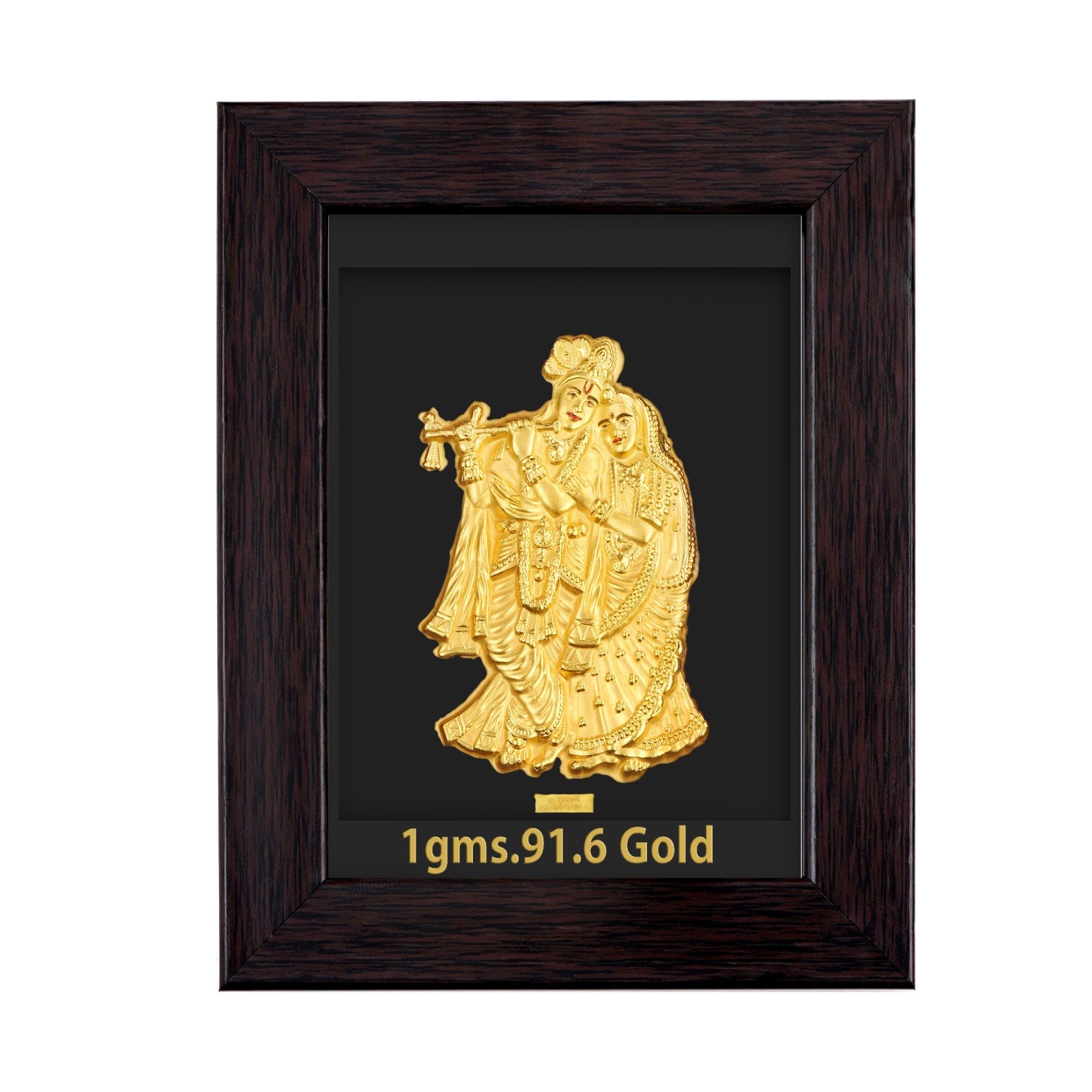 RADHA KRISHNA JI GOLD FRAME