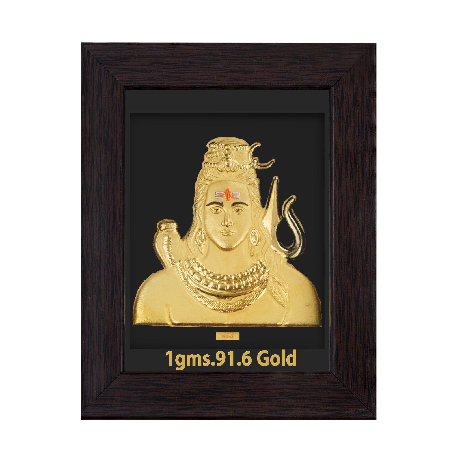 SHIV JI GOLD FRAME