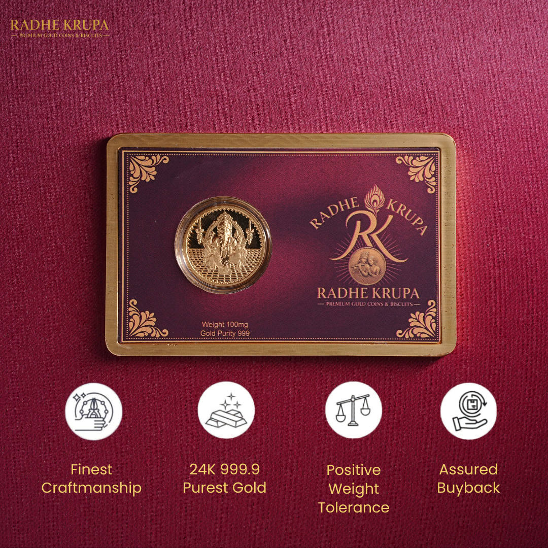 GANESH JI GOLD COIN